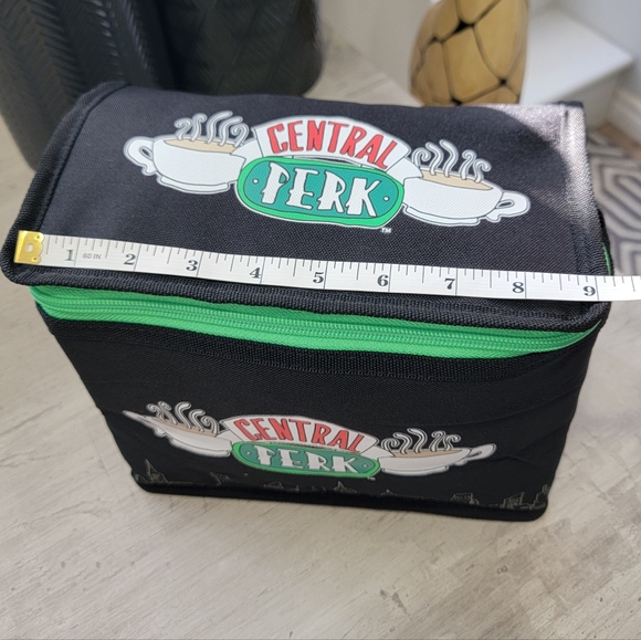Friends Central Perk Insulated Lunch Bag Black Official TV Show Merch Lunch Box - Picture 13 of 16